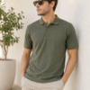 Premium casual polo T-shirt featuring clean lines and comfortable fit for effortless everyday style.