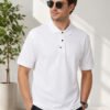 Carlton London Horizan Salt Air Men's polo T-shirt offering breathable comfort, durable stitching, and a polished everyday casual appearance.