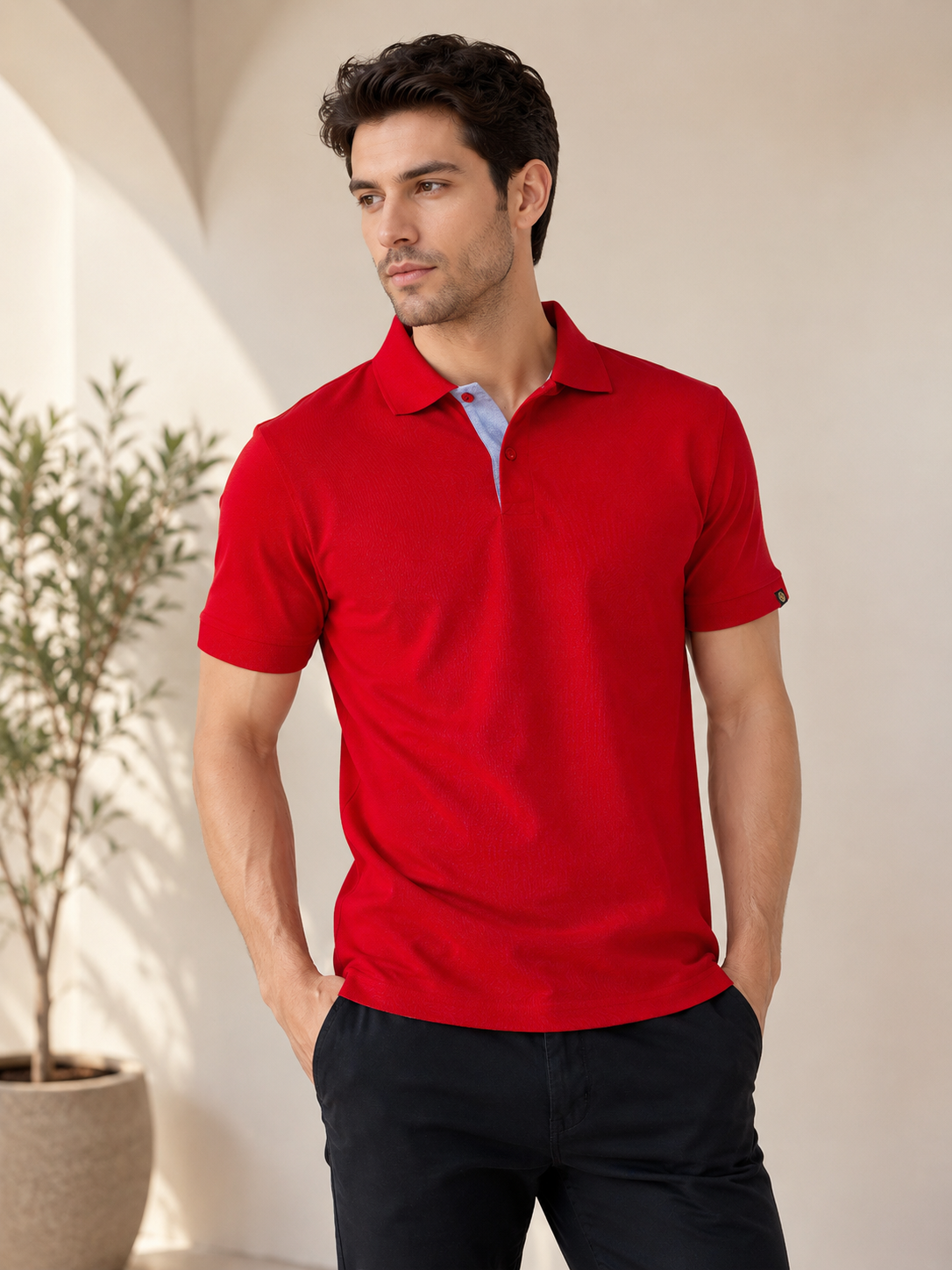 Carlton London buddha Luxury Polo T-shirts for men's comfort forwear and look Stylish