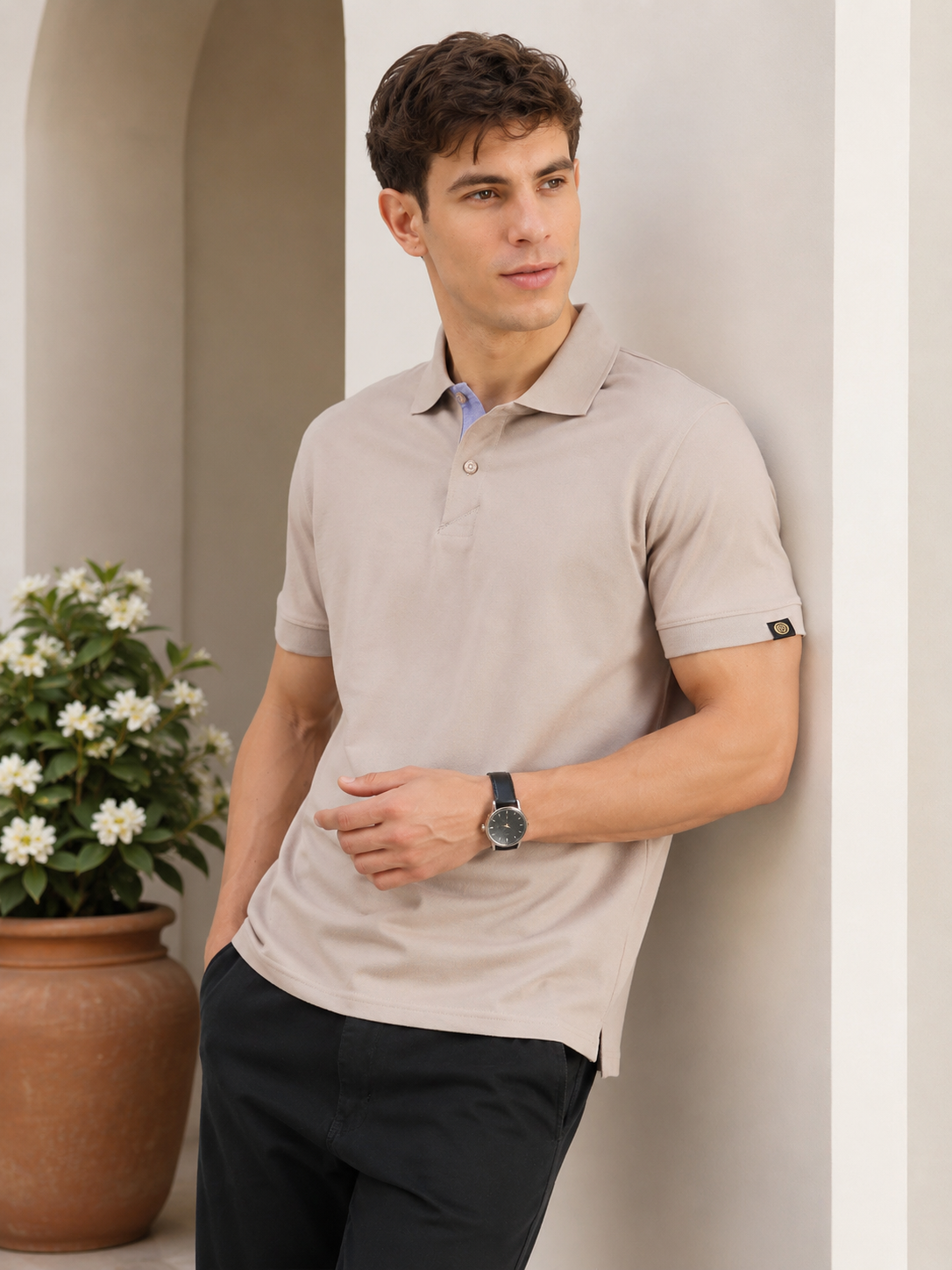 Carlton London buddha Luxury Polo T-shirts for men's comfort forwear and look Stylish