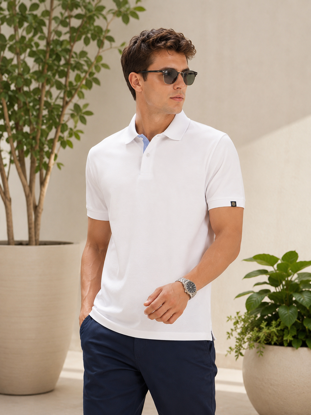 Carlton London buddha Luxury Polo T-shirts for men's comfort forwear and look Stylish
