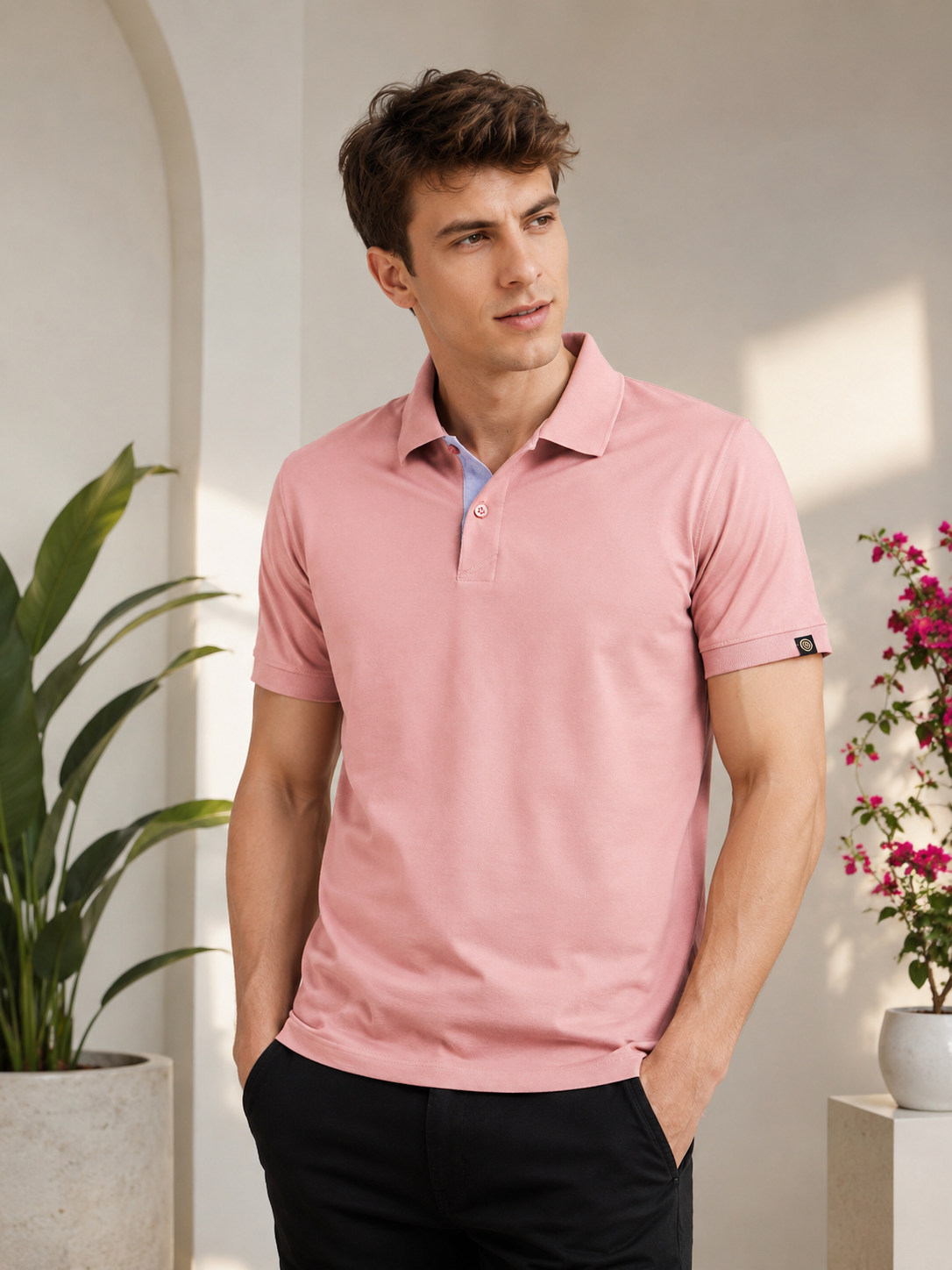 Carlton London buddha Luxury Polo T-shirts for men's comfort forwear and look Stylish