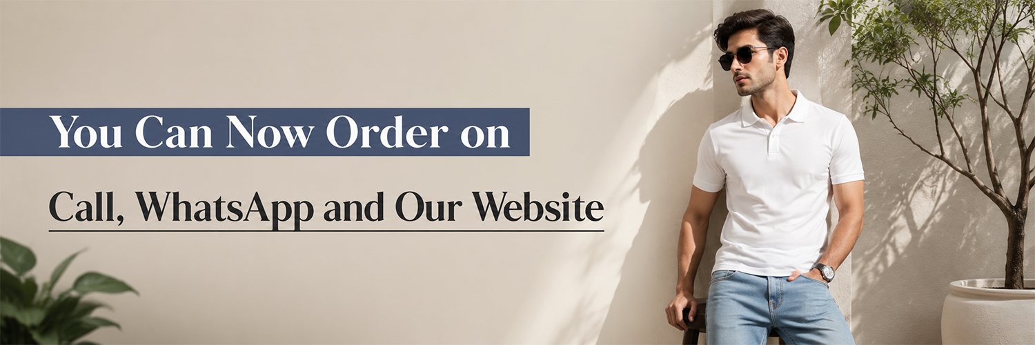 DFNK premium men's white polo T-shirt – order online via website, WhatsApp and call in India