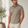 nirvana Balanced Ash.jpg DFNK men's Mystic Indigo royal blue polo t-shirt featuring a classic collar and premium cotton fabric.