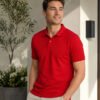 red.jpg DFNK Air Dry men's white polo T-shirt with breathable fabric and classic collar for everyday wear