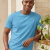 Men's regular fit casual t-shirt with round neckline, short sleeves and comfortable construction for versatile everyday outfits.