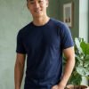 Men's regular fit t-shirt with classic round neck, short sleeves and comfortable design suitable for everyday casual outfits.