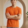 Men's regular fit t-shirt with classic round neck, short sleeves and comfortable design suitable for everyday casual outfits.
