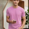 Men's regular fit t-shirt with classic round neck, short sleeves and comfortable design suitable for everyday casual outfits.