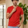 Men's regular fit t-shirt with classic round neck, short sleeves and comfortable design suitable for everyday casual outfits.