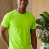 Men's regular fit casual t-shirt with round neckline, short sleeves and comfortable construction for versatile everyday outfits.