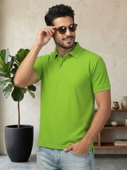 Men's casual polo designed with refined finishing and breathable fabric for effortless all-day comfort.