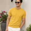 Men's versatile casual t-shirt featuring half sleeves, classic neckline and comfortable fit for modern everyday styling.