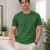 Men's versatile casual t-shirt featuring half sleeves, classic neckline and comfortable fit for modern everyday styling.