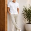 Men's versatile casual t-shirt featuring half sleeves, classic neckline and comfortable fit for modern everyday styling.