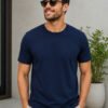 Everyday wear t-shirt with short sleeves and round neckline, offering comfortable styling for casual occasions and outings.
