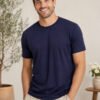 Regular fit casual t-shirt with short sleeves and simple neckline, perfect for creating relaxed everyday fashion outfits.