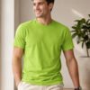 Regular fit casual t-shirt with short sleeves and simple neckline, perfect for creating relaxed everyday fashion outfits.