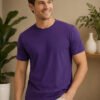 Regular fit casual t-shirt with short sleeves and simple neckline, perfect for creating relaxed everyday fashion outfits.
