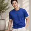 Regular fit casual t-shirt with short sleeves and simple neckline, perfect for creating relaxed everyday fashion outfits.