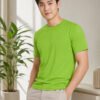 Regular fit casual t-shirt with short sleeves and simple neckline, perfect for creating relaxed everyday fashion outfits.